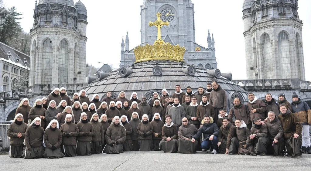 Peregrinos de la Eucaristia en Lourdes